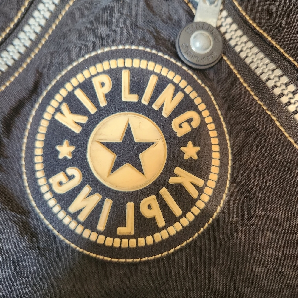 Kipling Vintage 90s Keeper Backpack Large Black D… - image 4